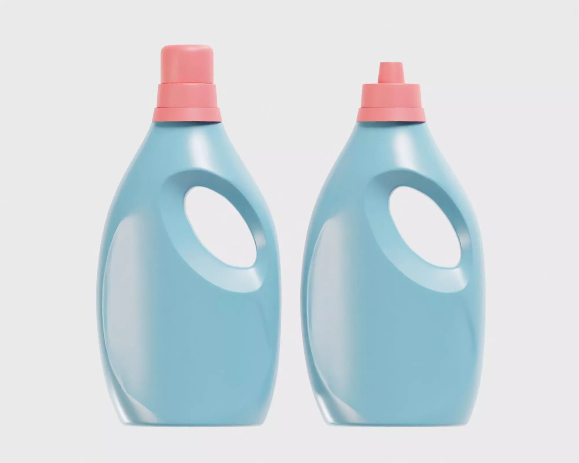 Detergent bottle Low-poly 3D model_0