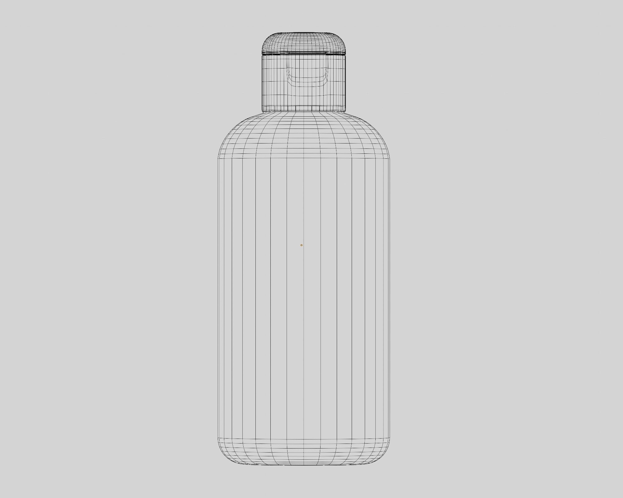 Lotion bottle 08 Low-poly 3D model_5