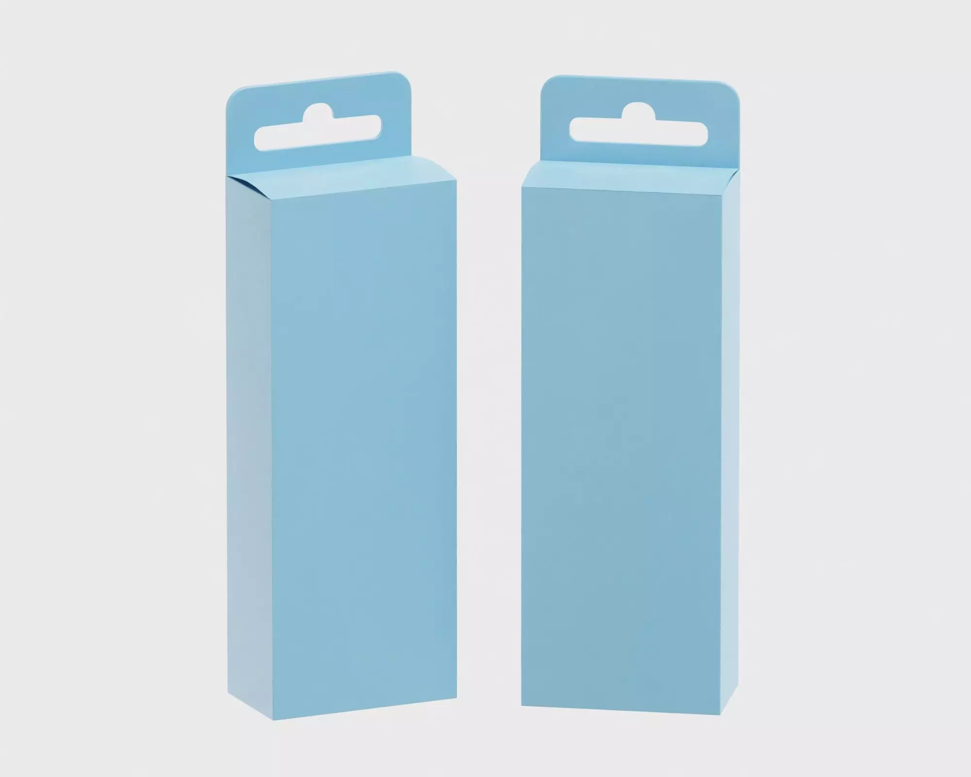 Product box Low-poly 3D model_0