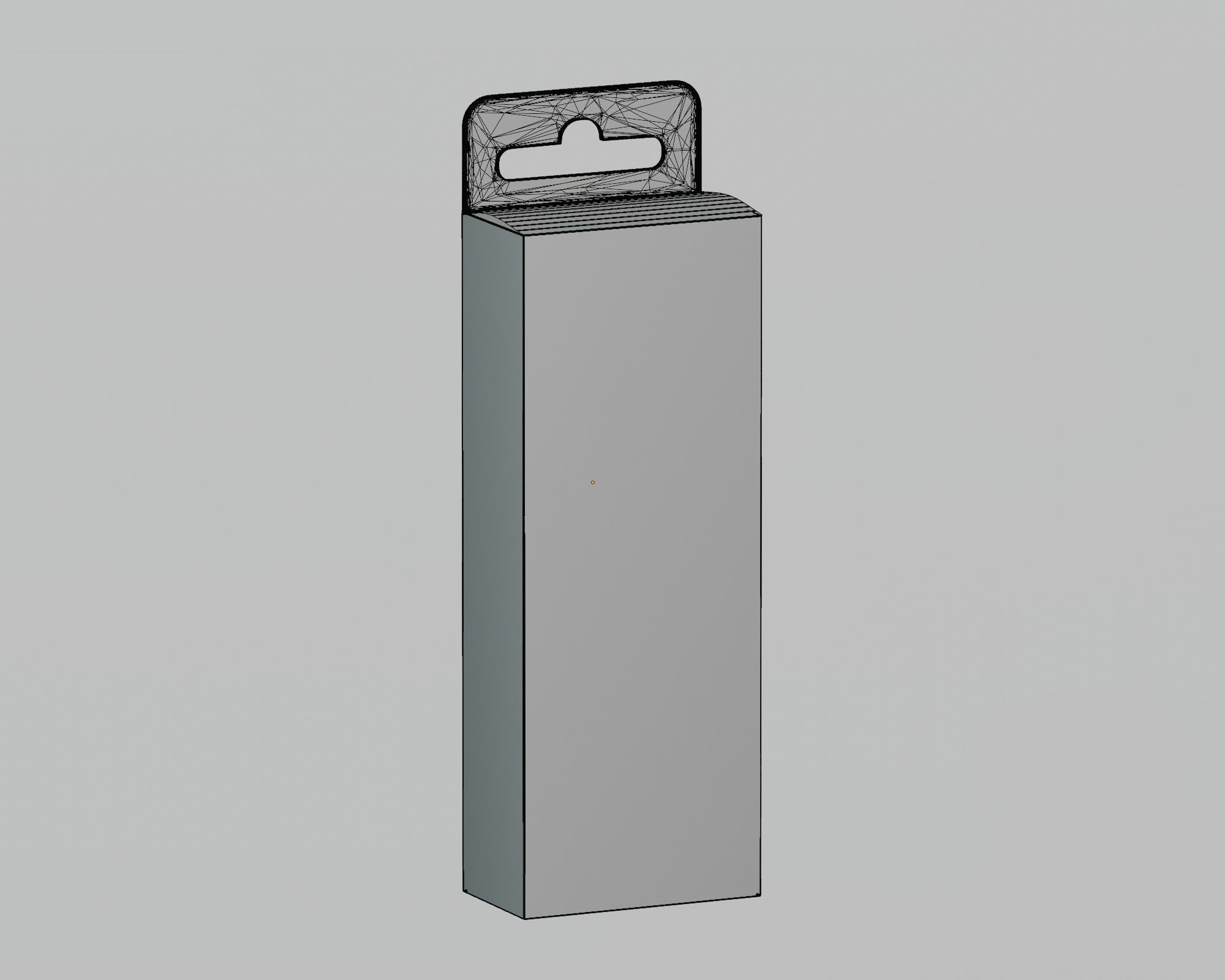Product box Low-poly 3D model_3
