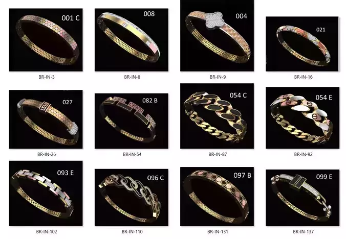 132 Bracelet 3dm models pack