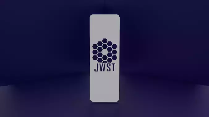 James Webb Bookmark Free 3D print model