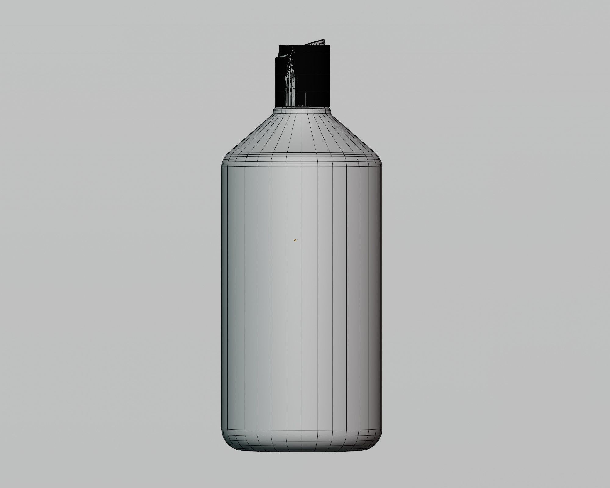 Cosmetic bottle Low-poly 3D model_3