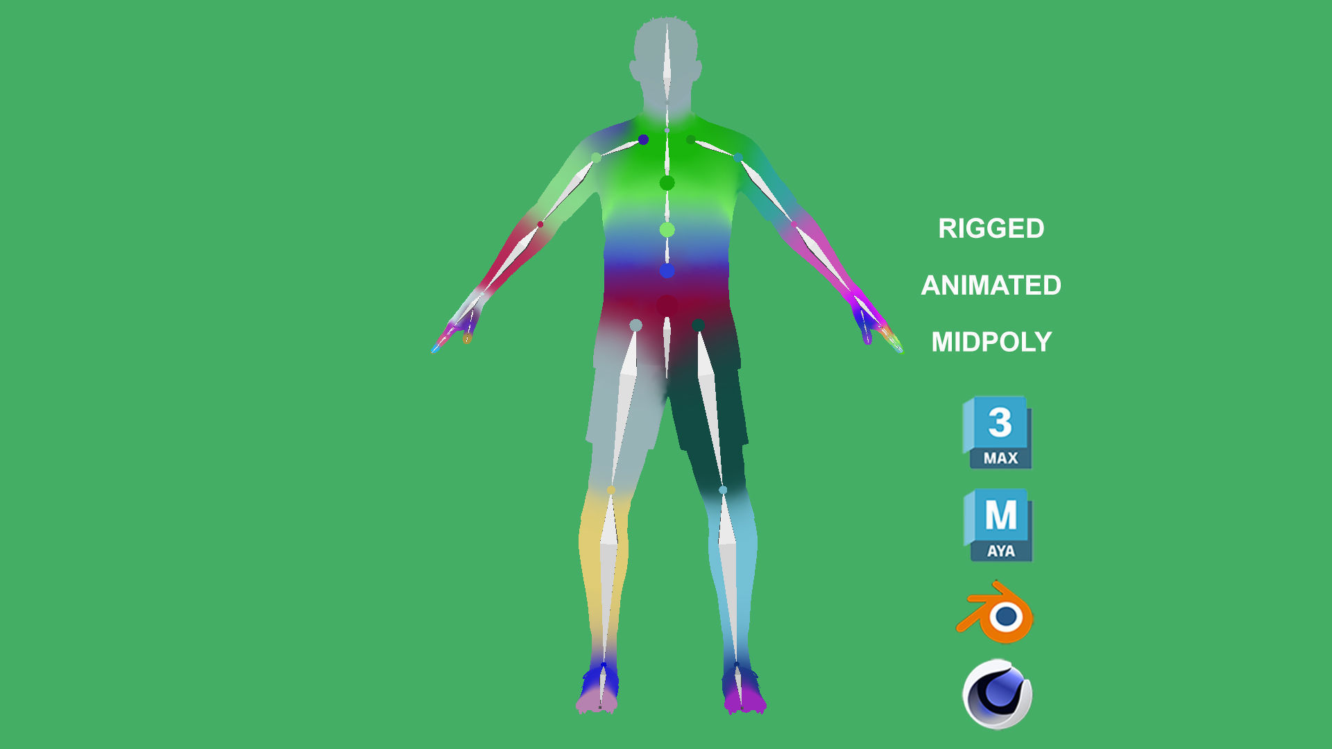 3D Rigged Ruben Neves Al-Hilal 2024 3D model_2