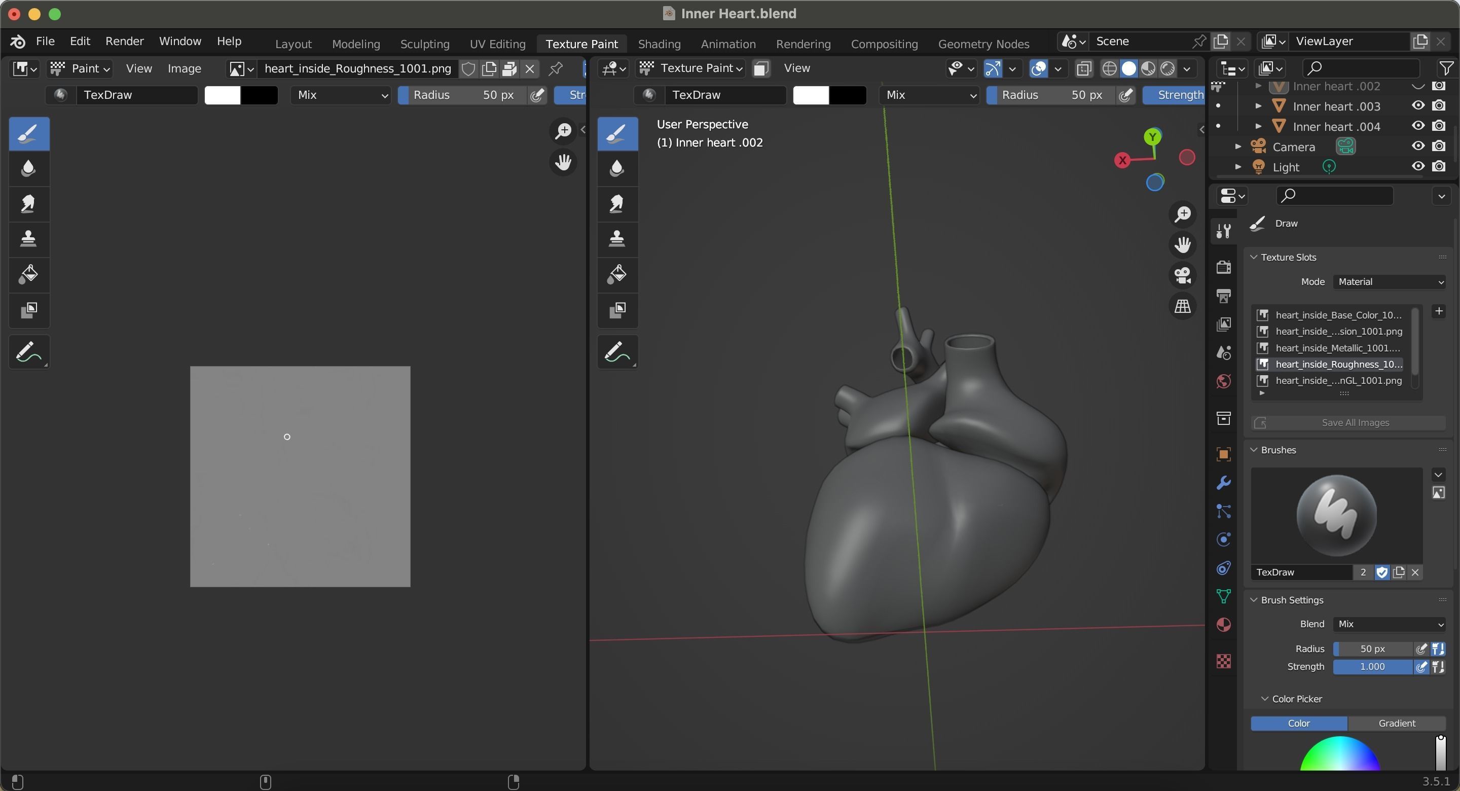 Inner Heart Low-poly 3D model_28