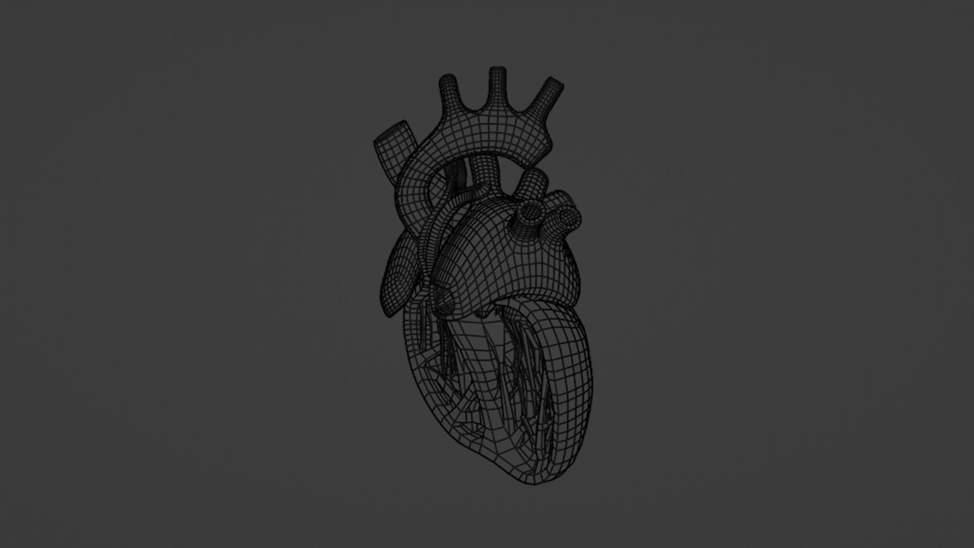 Inner Heart Low-poly 3D model_38