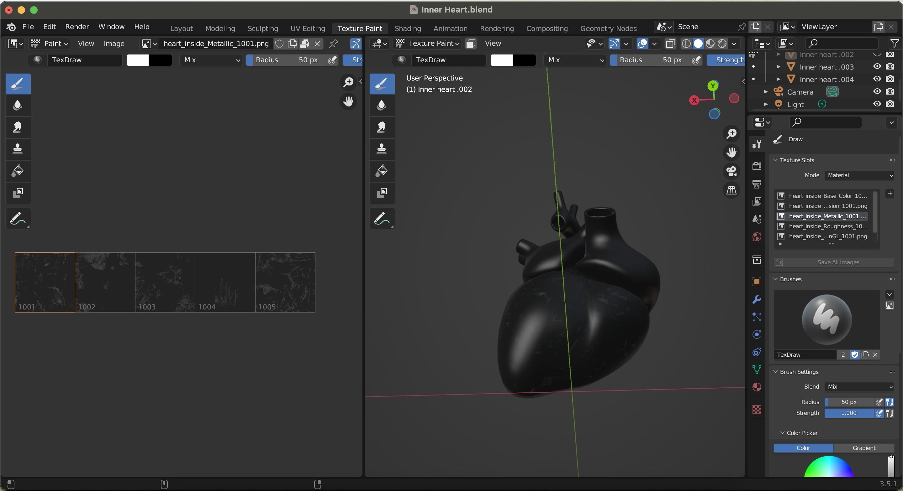 Inner Heart Low-poly 3D model_27