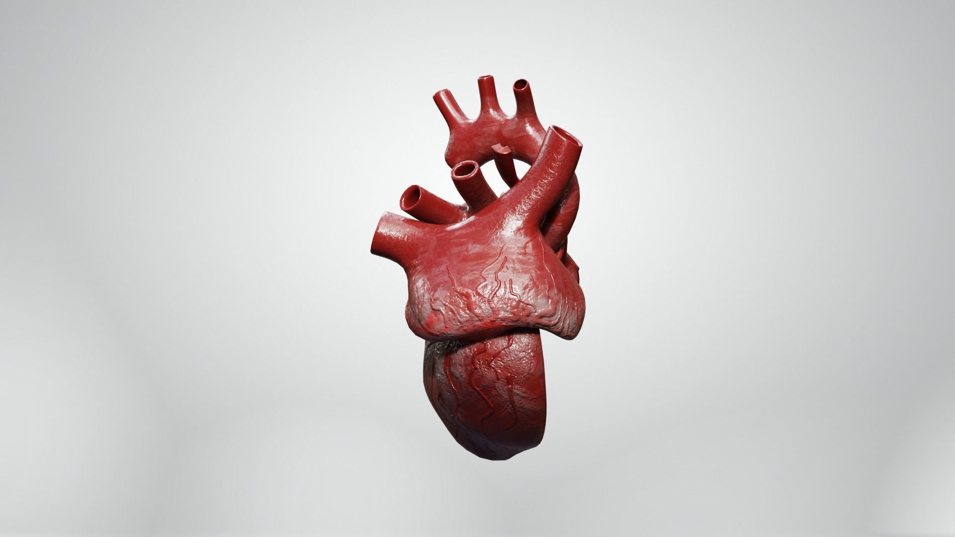 Inner Heart Low-poly 3D model_3