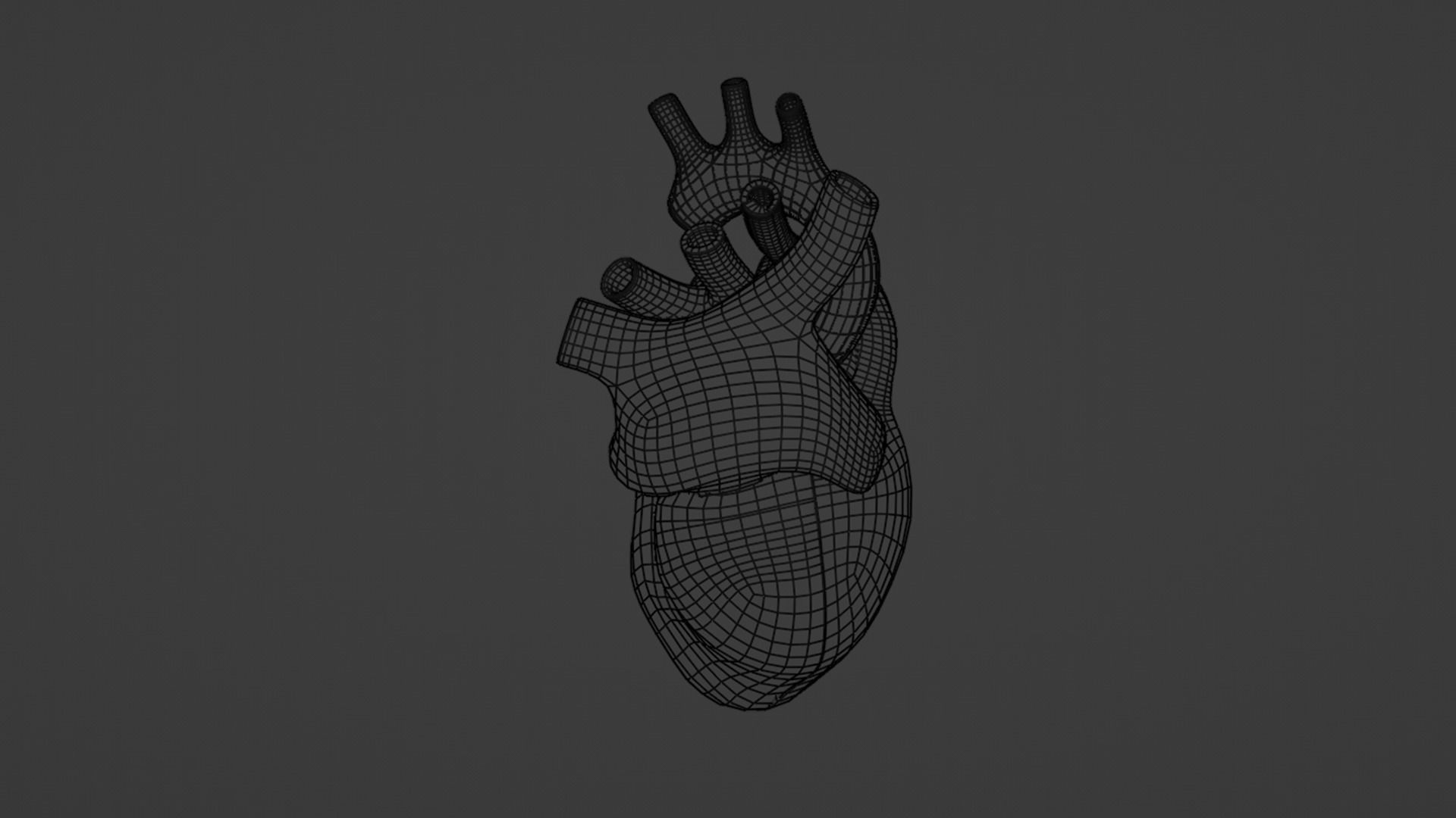 Inner Heart Low-poly 3D model_35