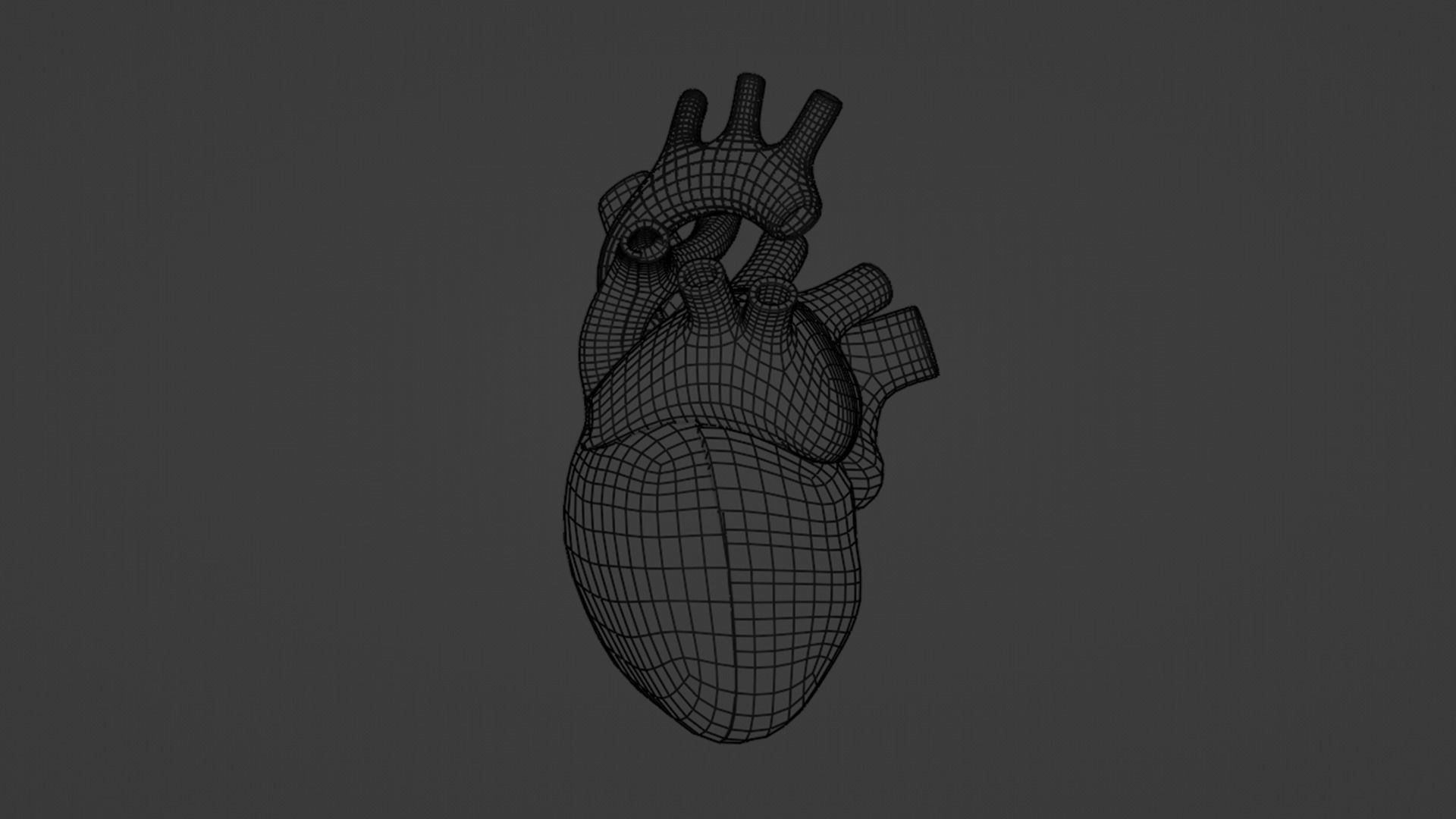 Inner Heart Low-poly 3D model_34