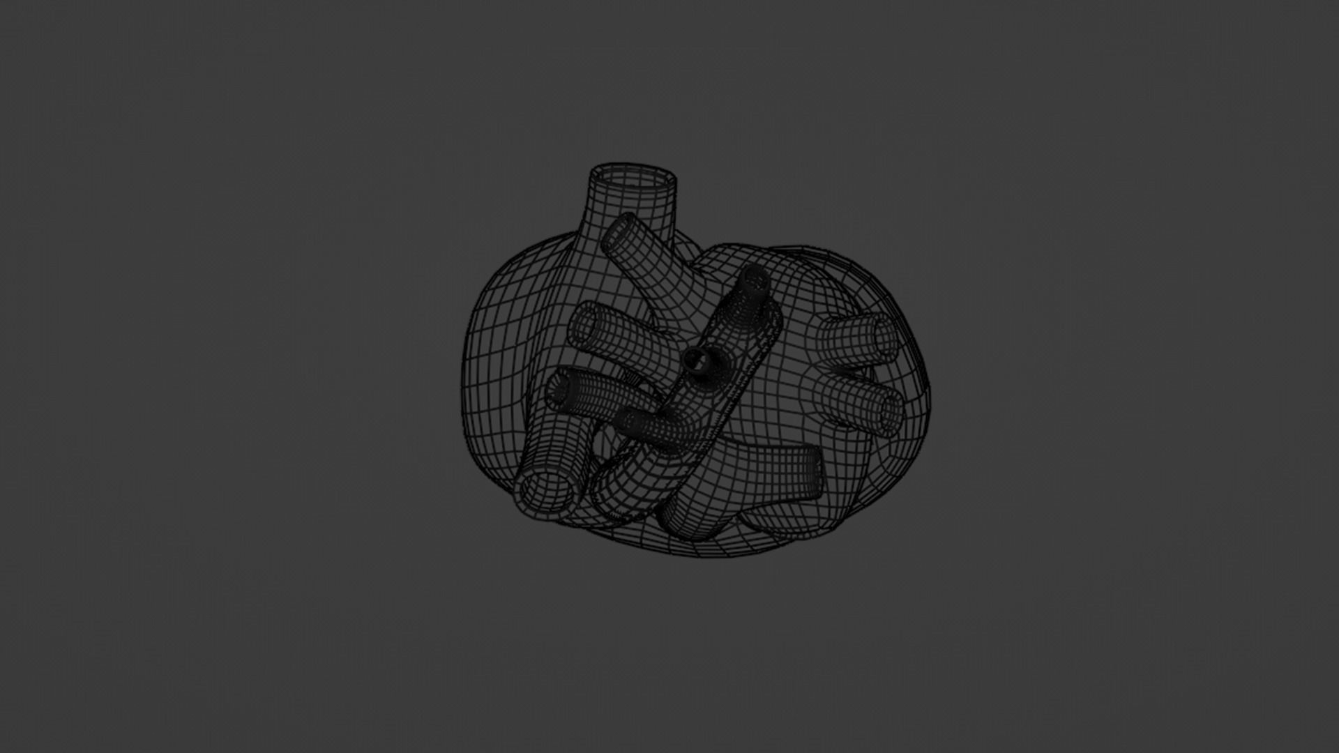 Inner Heart Low-poly 3D model_36