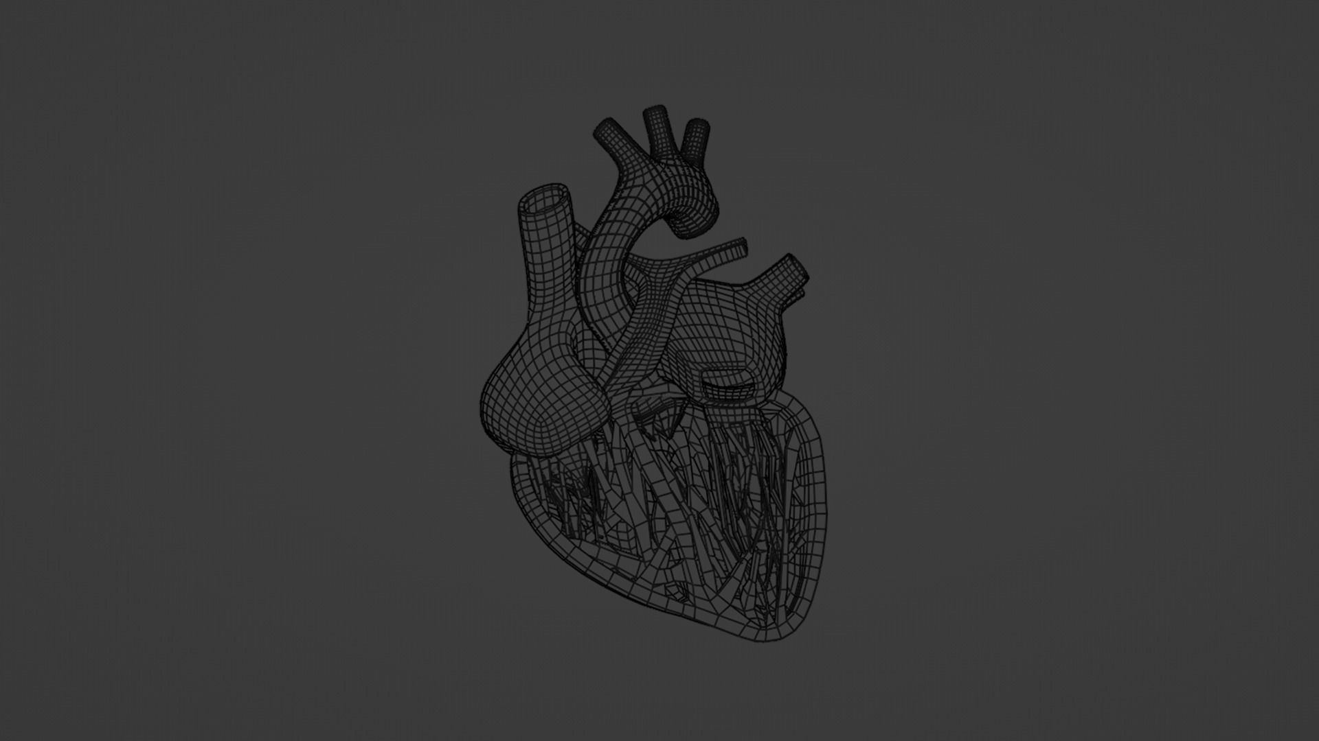 Inner Heart Low-poly 3D model_31