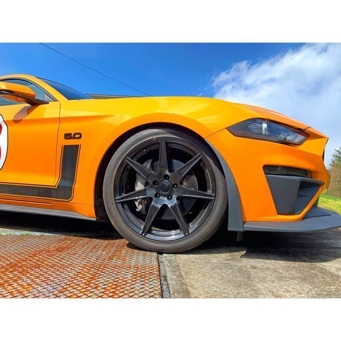 Voxx GT5 Wheel Gloss Black Mustang Low-poly 3D model_13