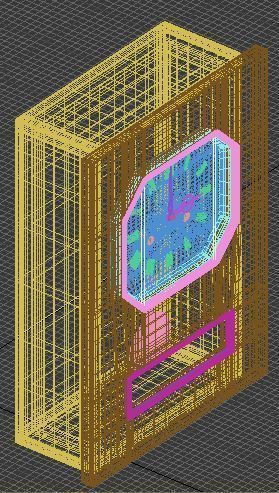 USSR made wooden clock Free 3D model_3