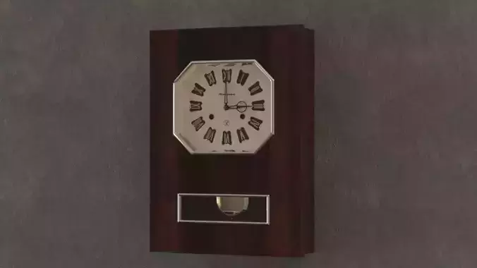 USSR made wooden clock