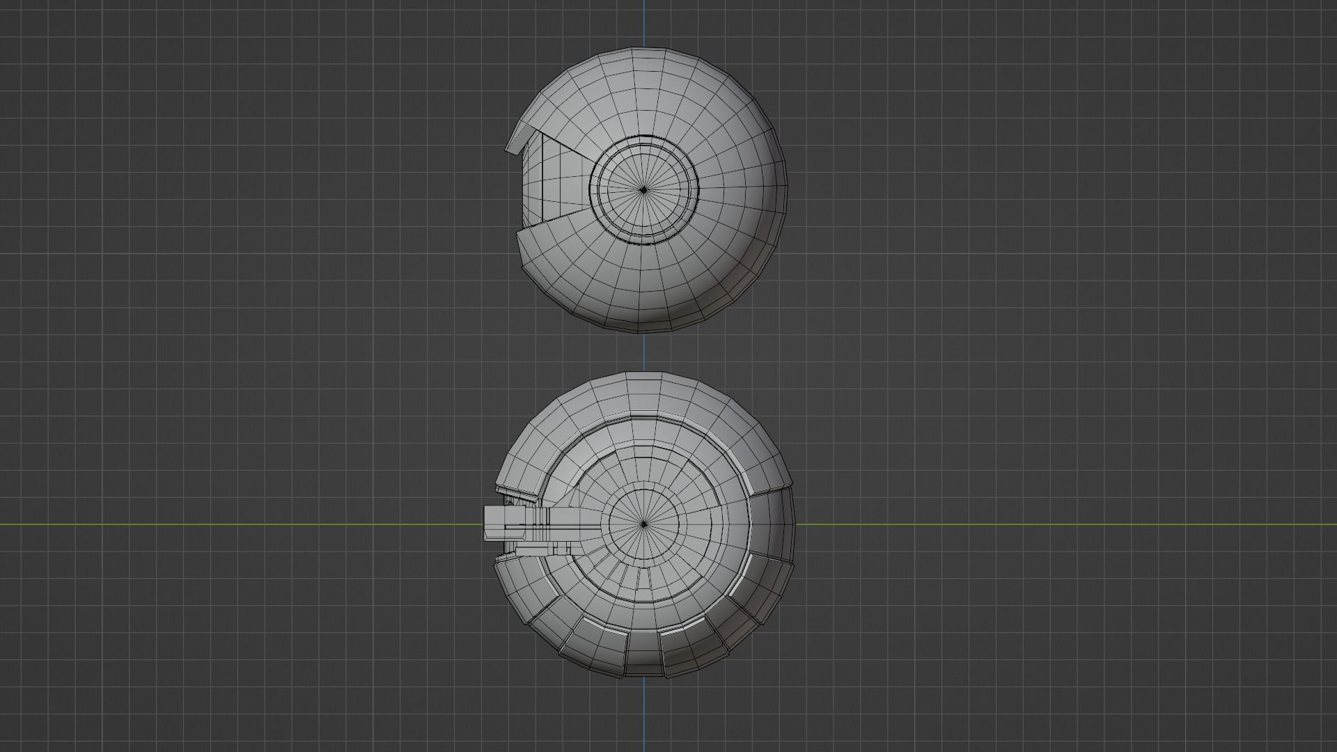 SciFi Drones Low-poly 3D model_13