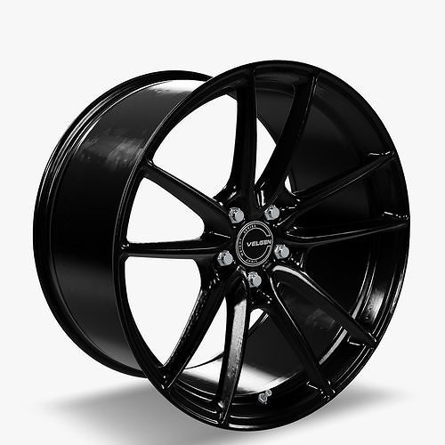 Velgen Wheels Lightweight Series VF5 Wheel Gloss Black Mustang Low-poly 3D model