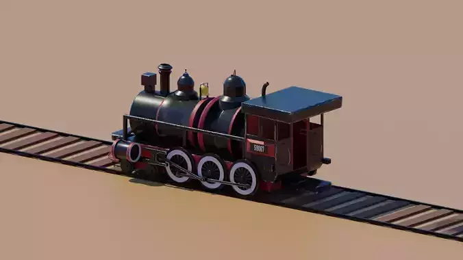 Stylized Locomotive