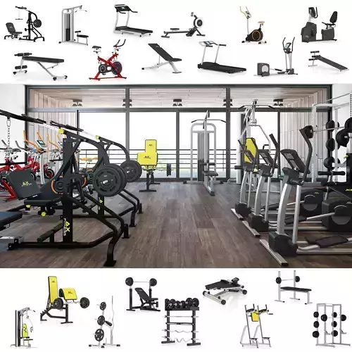 Gym Equipment Set