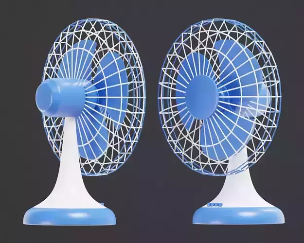 Table fan 3d model
