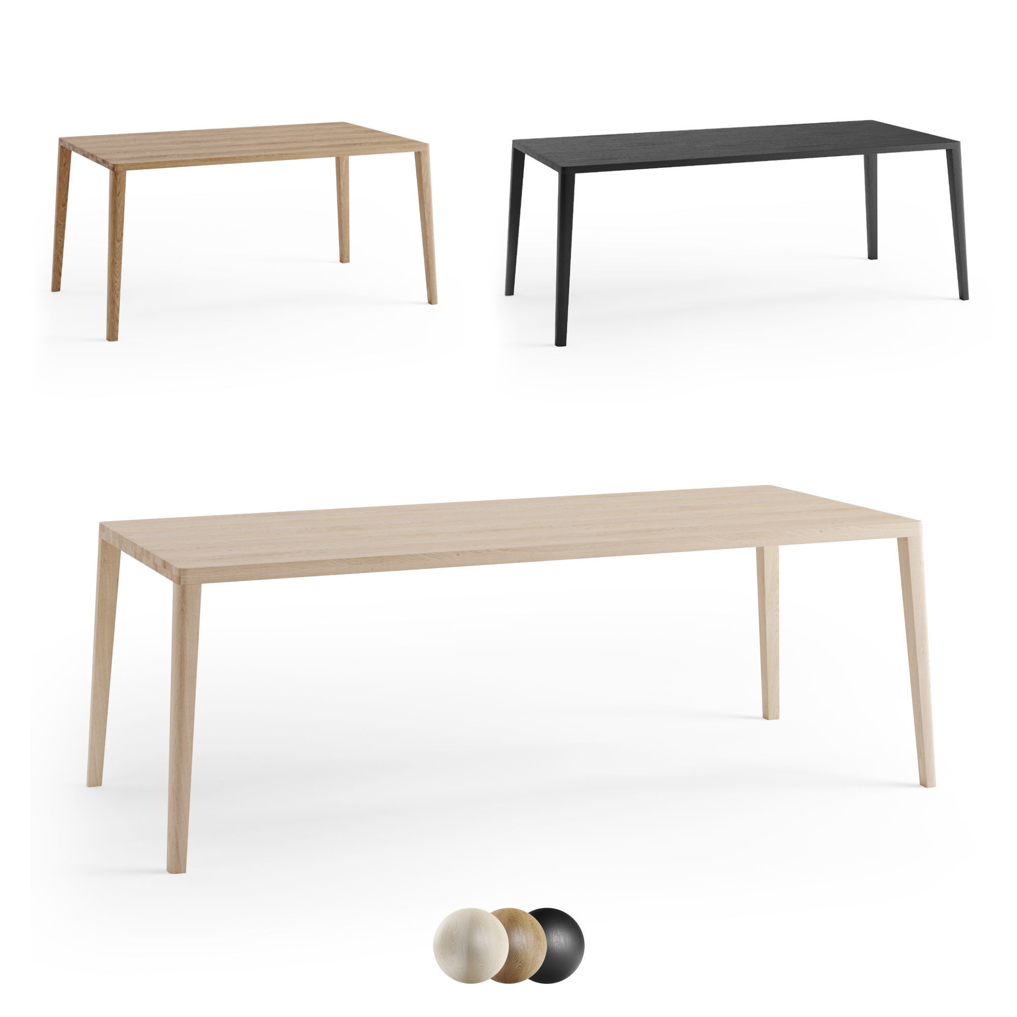 Bolia Dining Table Graceful 3D model_3