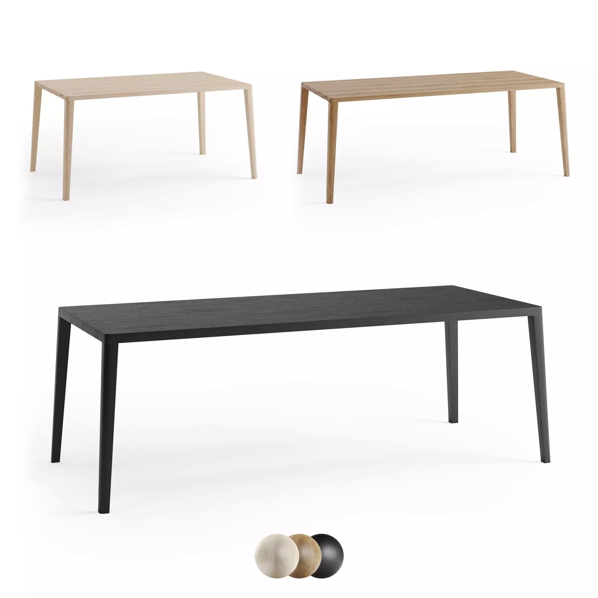 Bolia Dining Table Graceful 3D model_0
