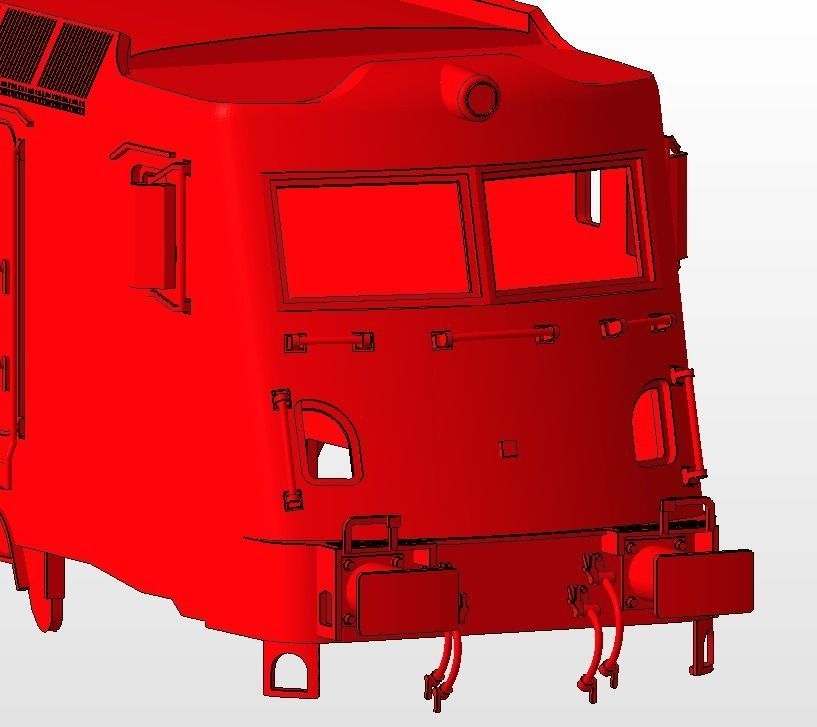 Lema train 3D print model_1