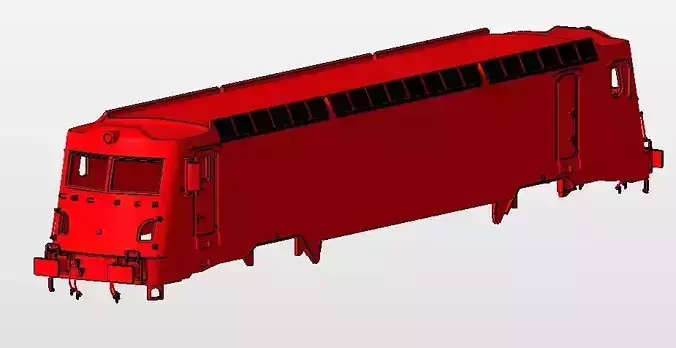 Lema train 3D print model