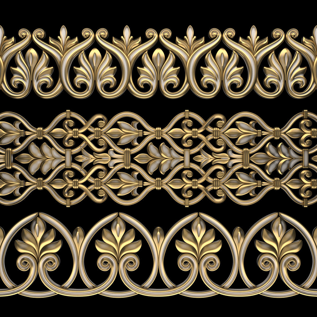 Path Ornament Pack 19 3D model_1