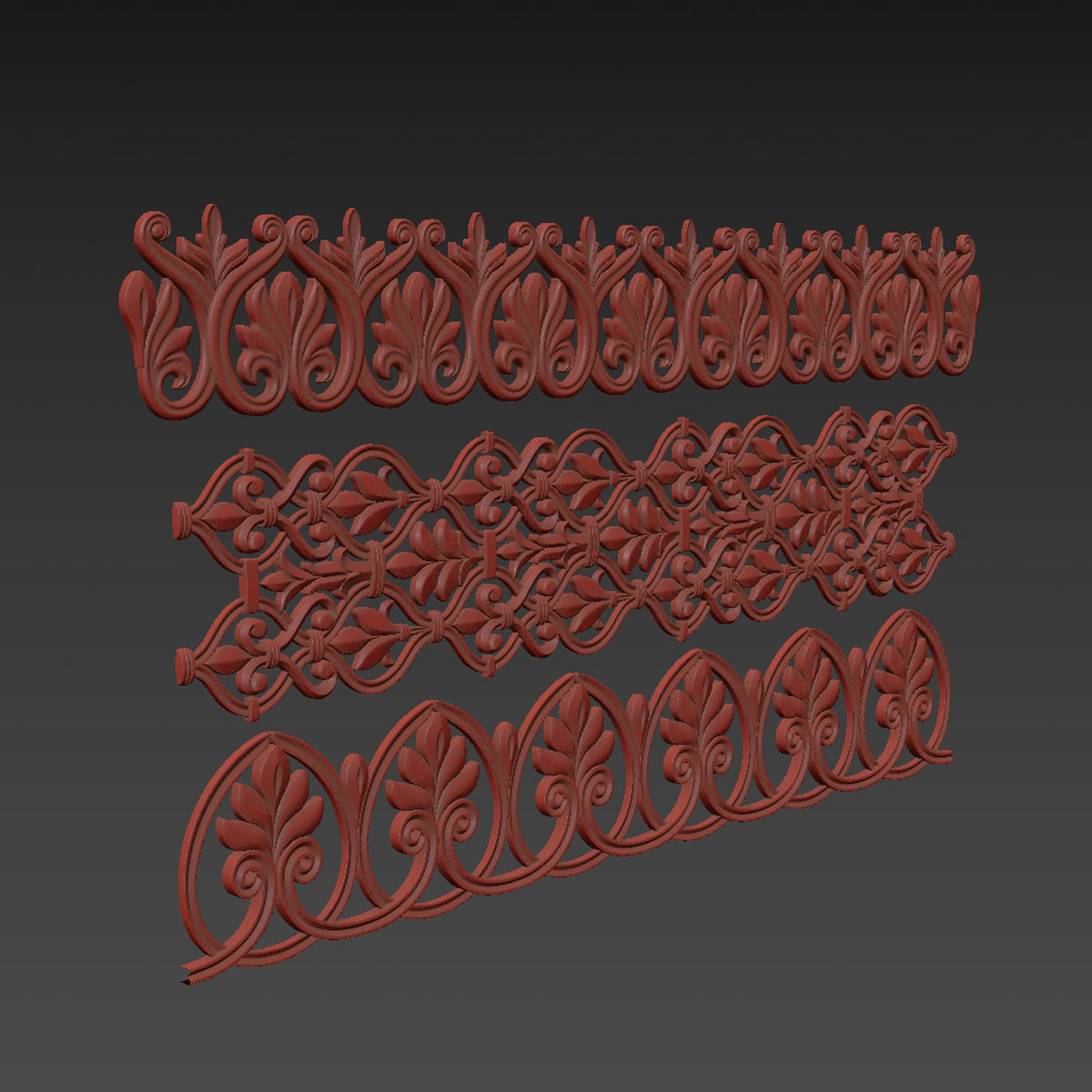 Path Ornament Pack 19 3D model_5
