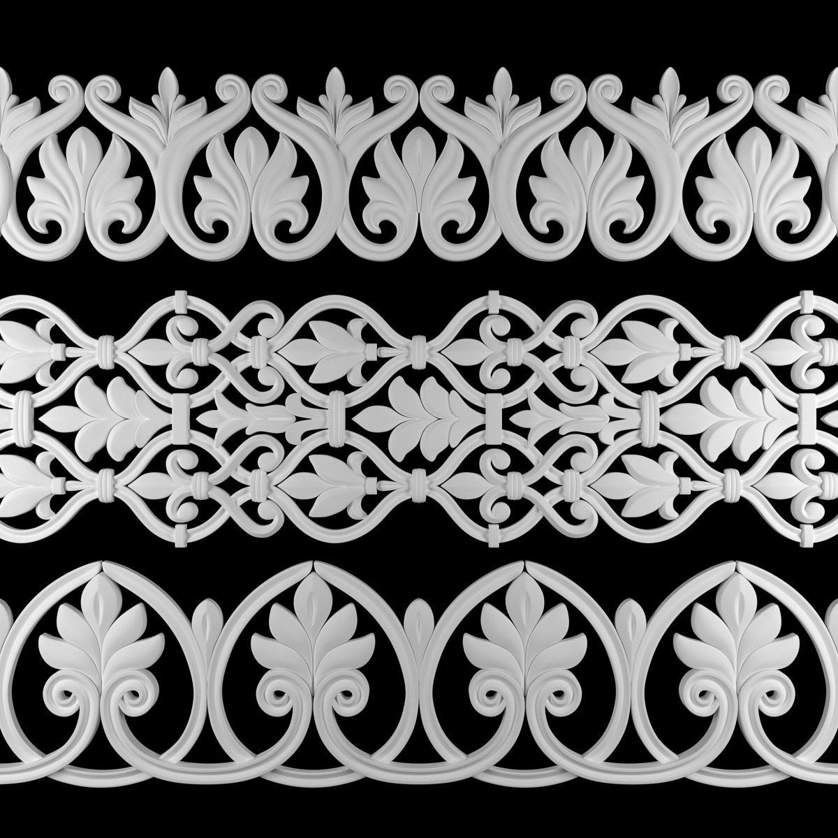 Path Ornament Pack 19 3D model_2