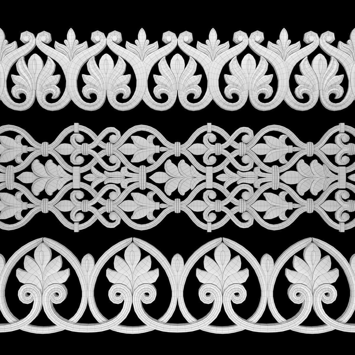 Path Ornament Pack 19 3D model_3