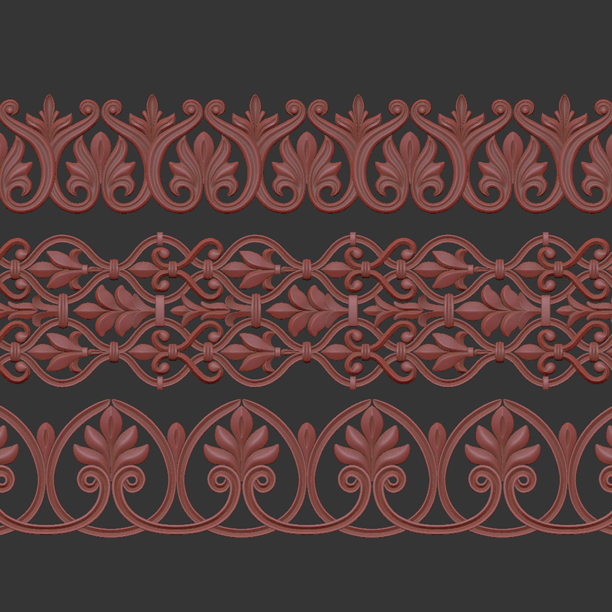 Path Ornament Pack 19 3D model_6