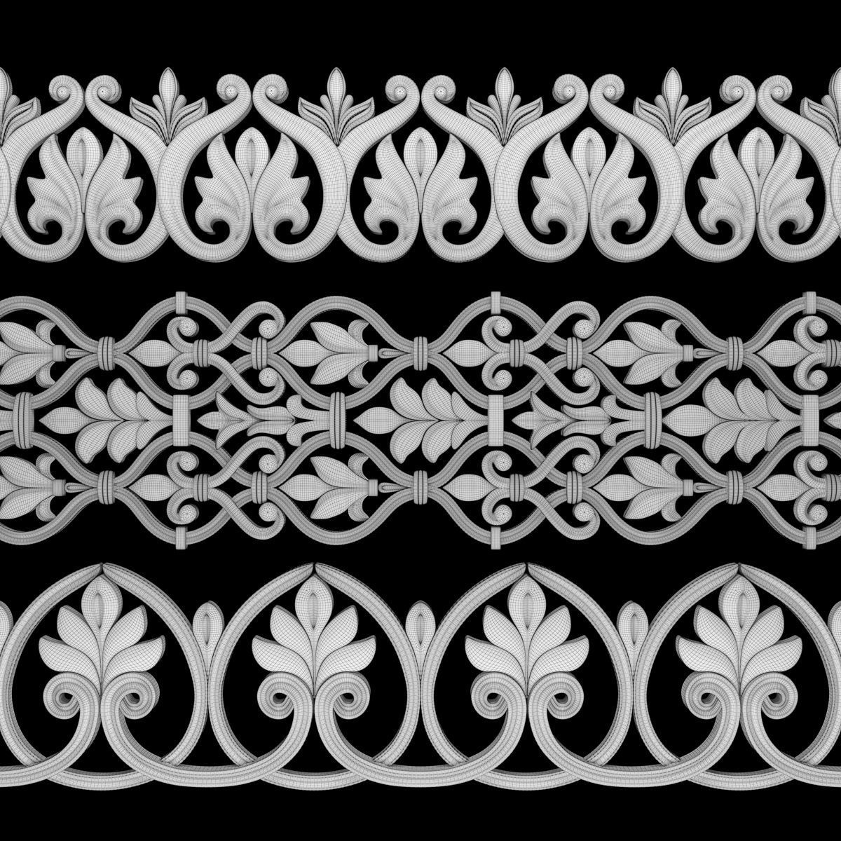 Path Ornament Pack 19 3D model_4