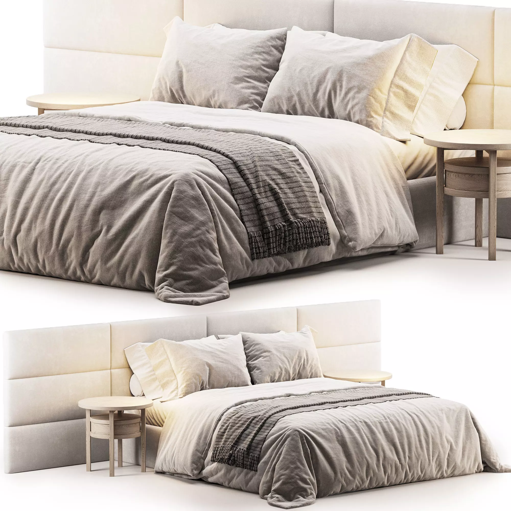 Bed Vanila 3D model