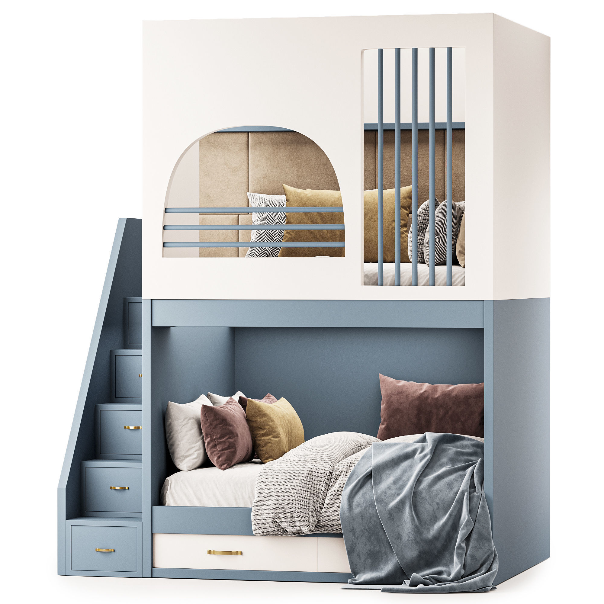 Kids Bedroom 2 3D model_1