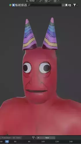 Banban from garten of banban Low-poly 3D model