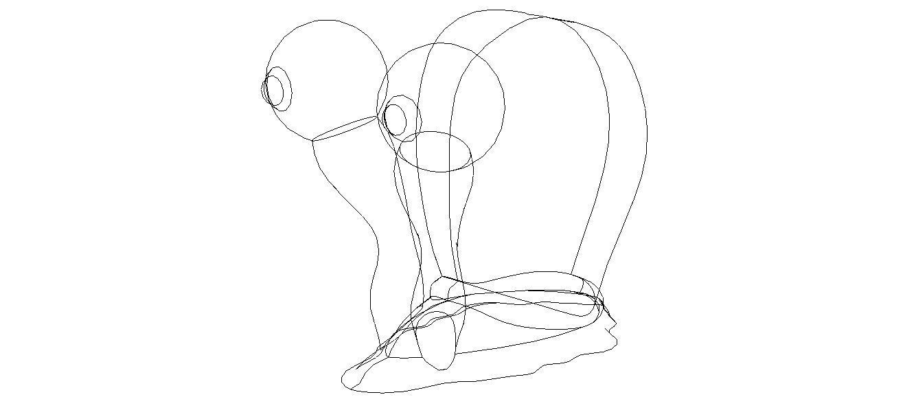 3D Art Surface Little Snail 3D print model_4