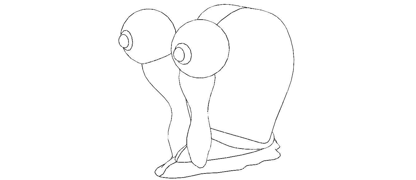 3D Art Surface Little Snail 3D print model_2