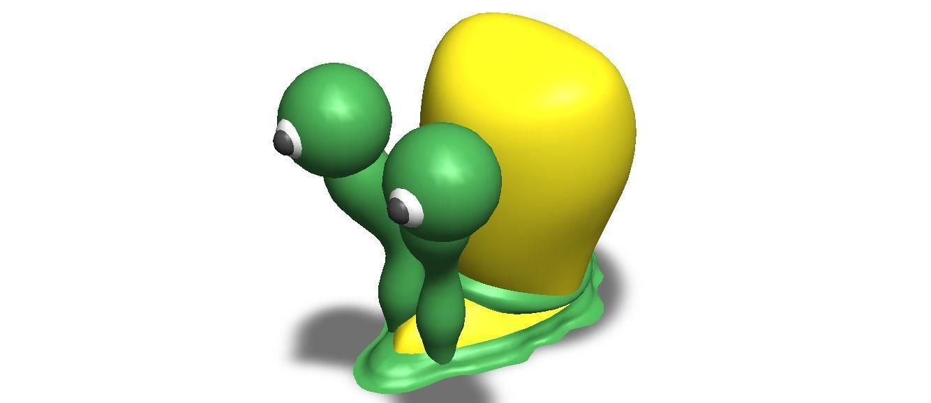 3D Art Surface Little Snail 3D print model_9