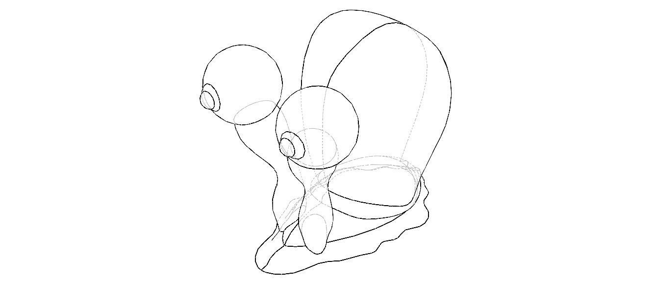 3D Art Surface Little Snail 3D print model_7