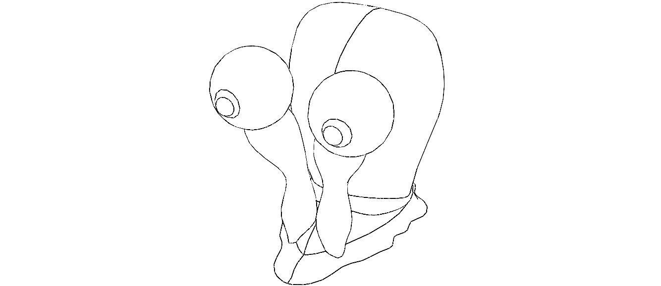 3D Art Surface Little Snail 3D print model_10