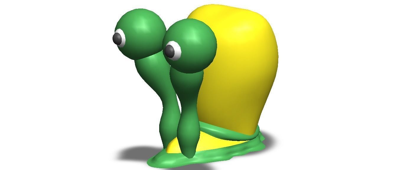 3D Art Surface Little Snail 3D print model_5