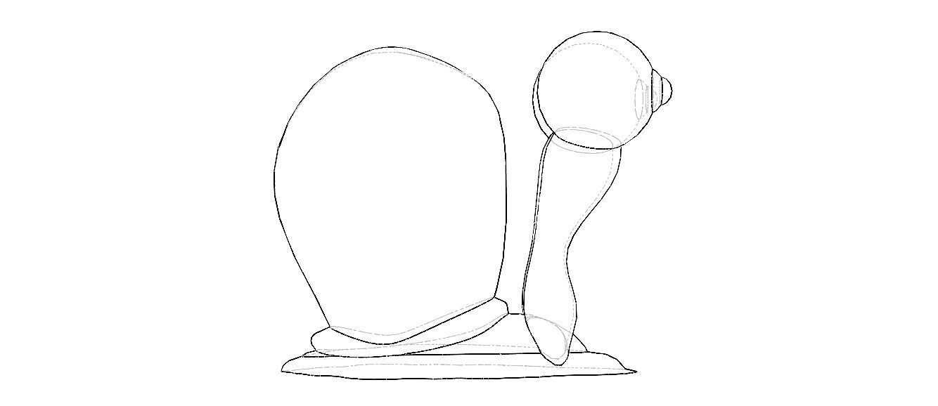 3D Art Surface Little Snail 3D print model_39