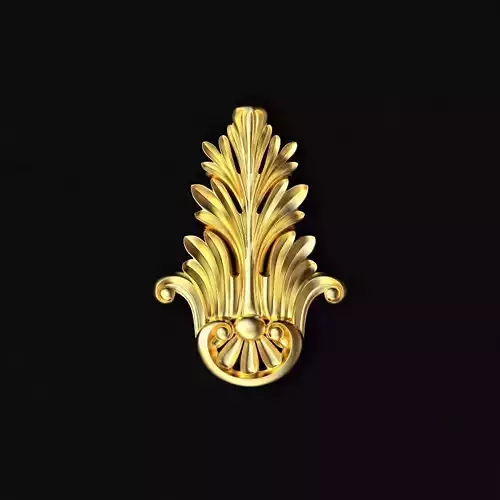 Central decor ornament for furniture