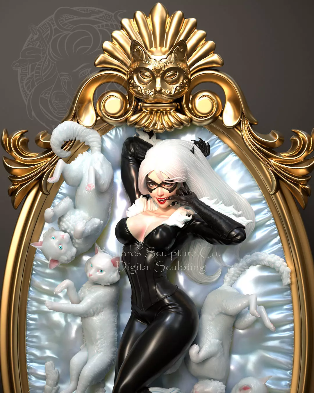 BLACK CAT BY CREATIVE GEEK MB 3D print model