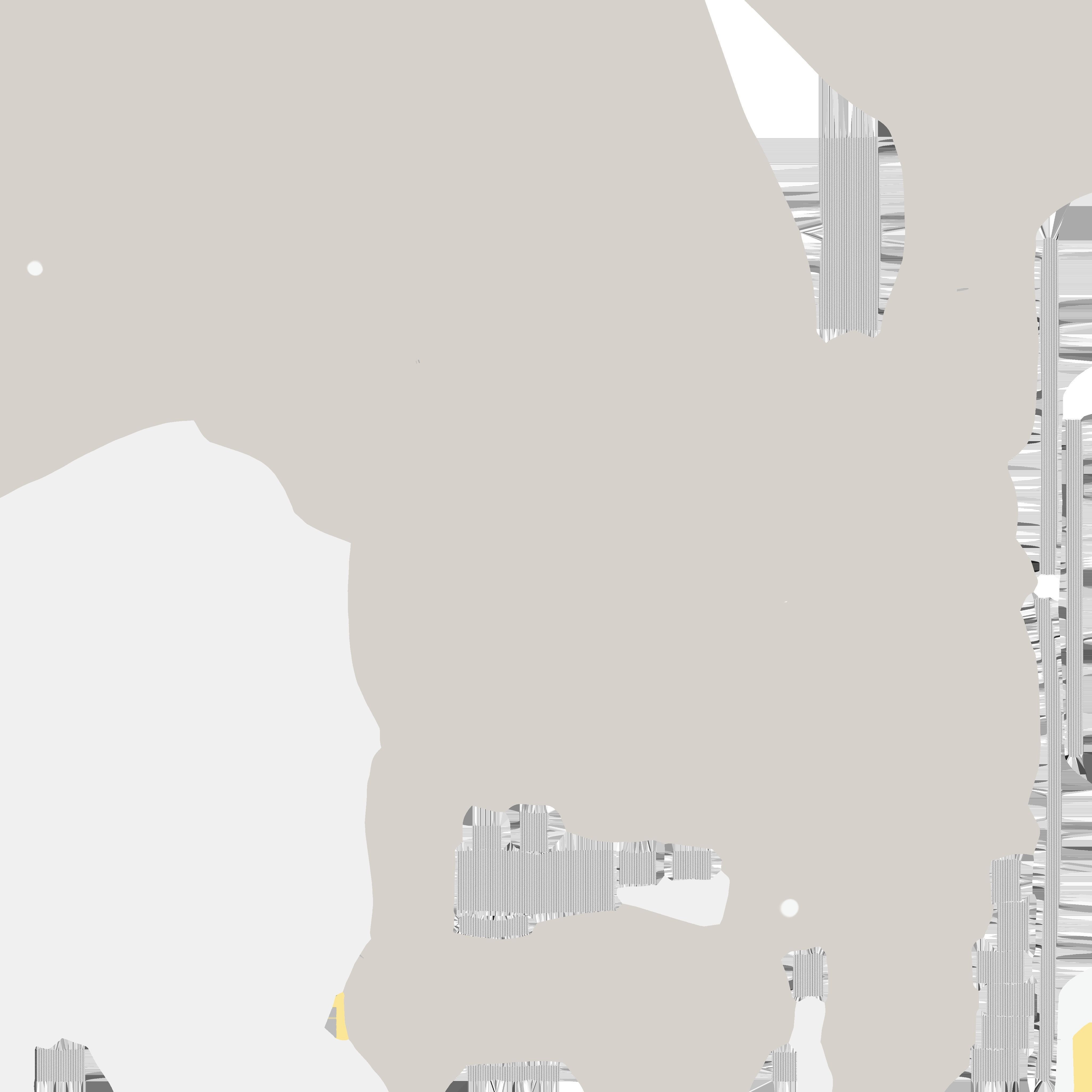 Sneakers Height Increasing White Black Autumn Chunky Shoes Low-poly 3D model_8