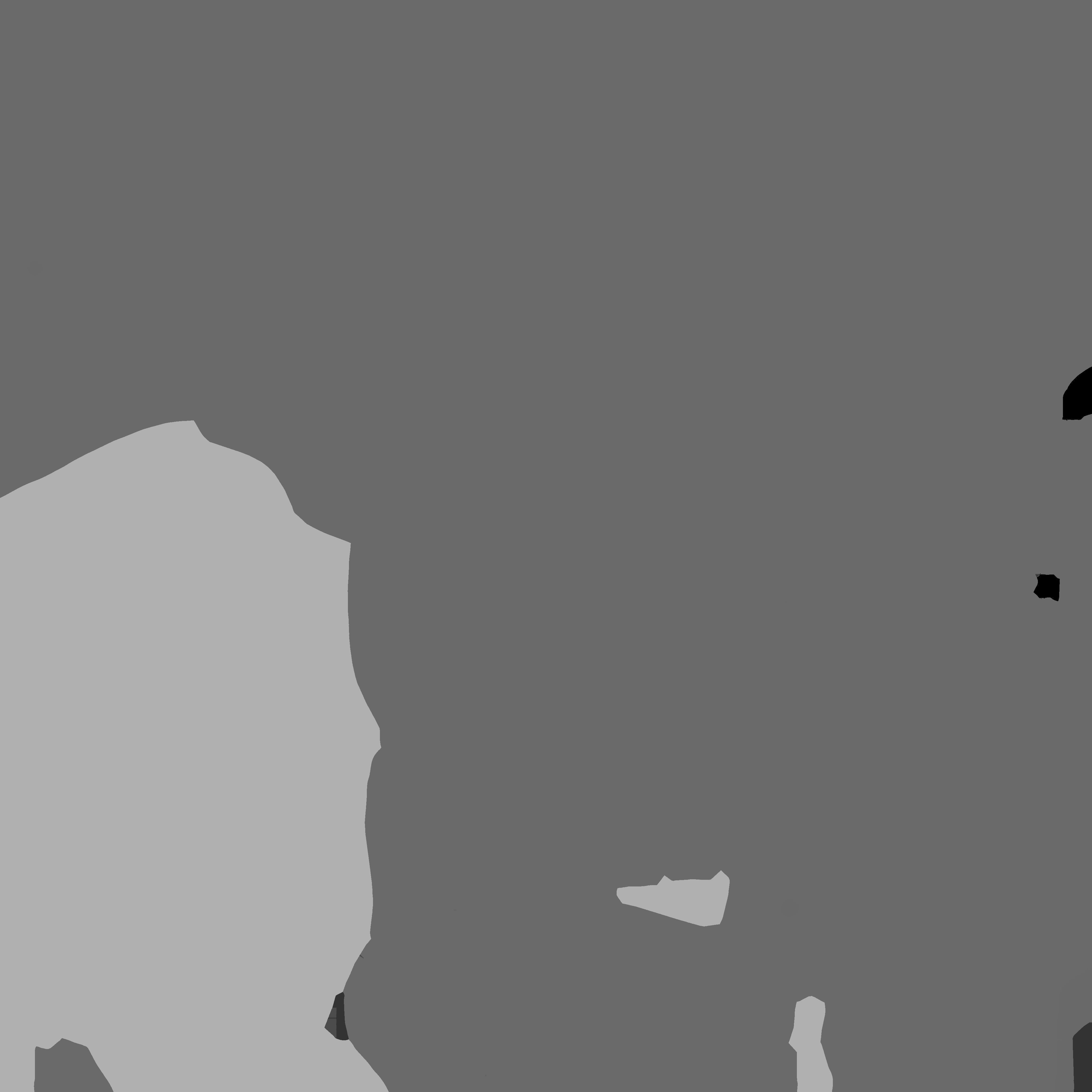 Sneakers Height Increasing White Black Autumn Chunky Shoes Low-poly 3D model_9