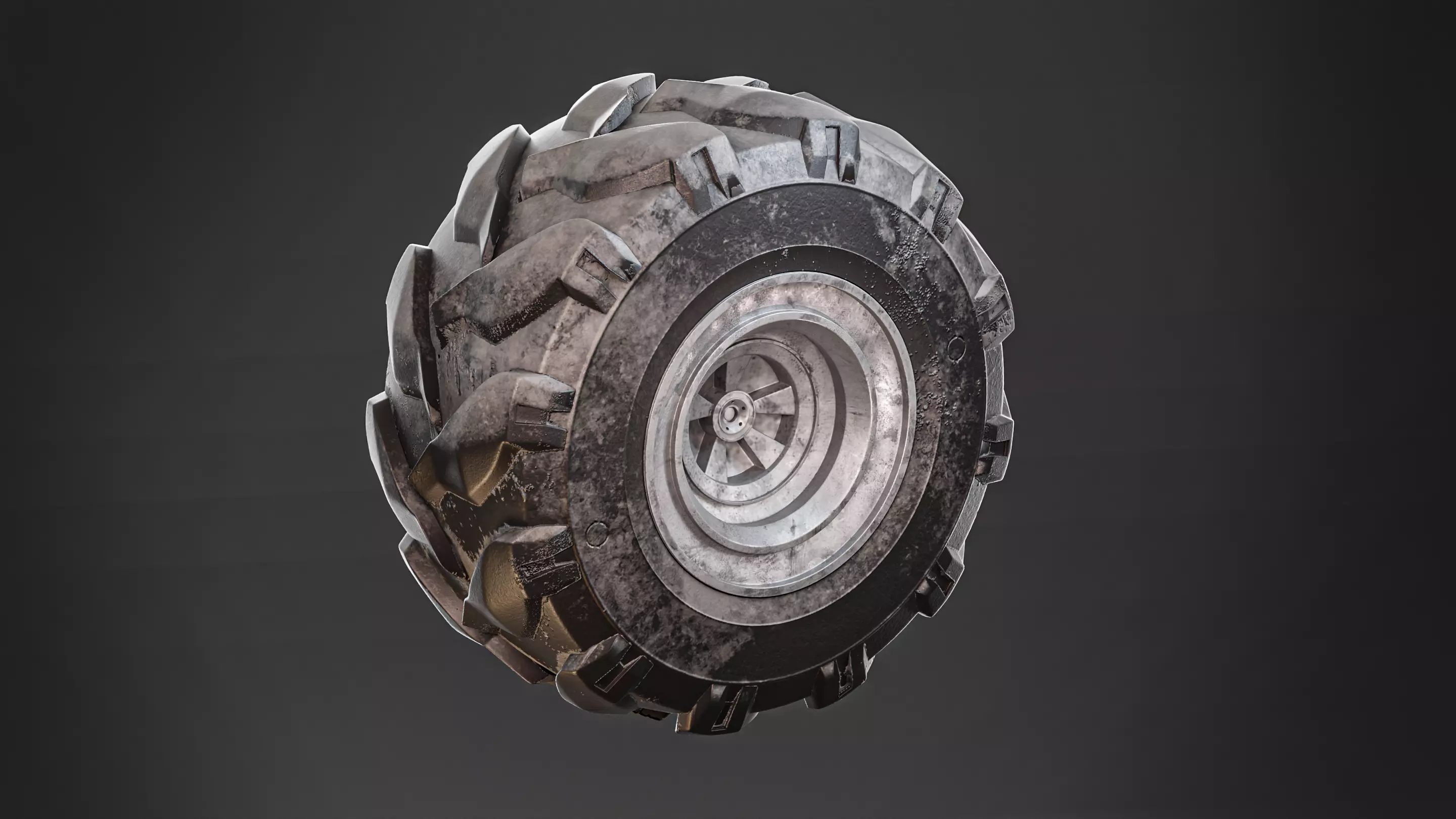 Scifi Wheel Free 3D model