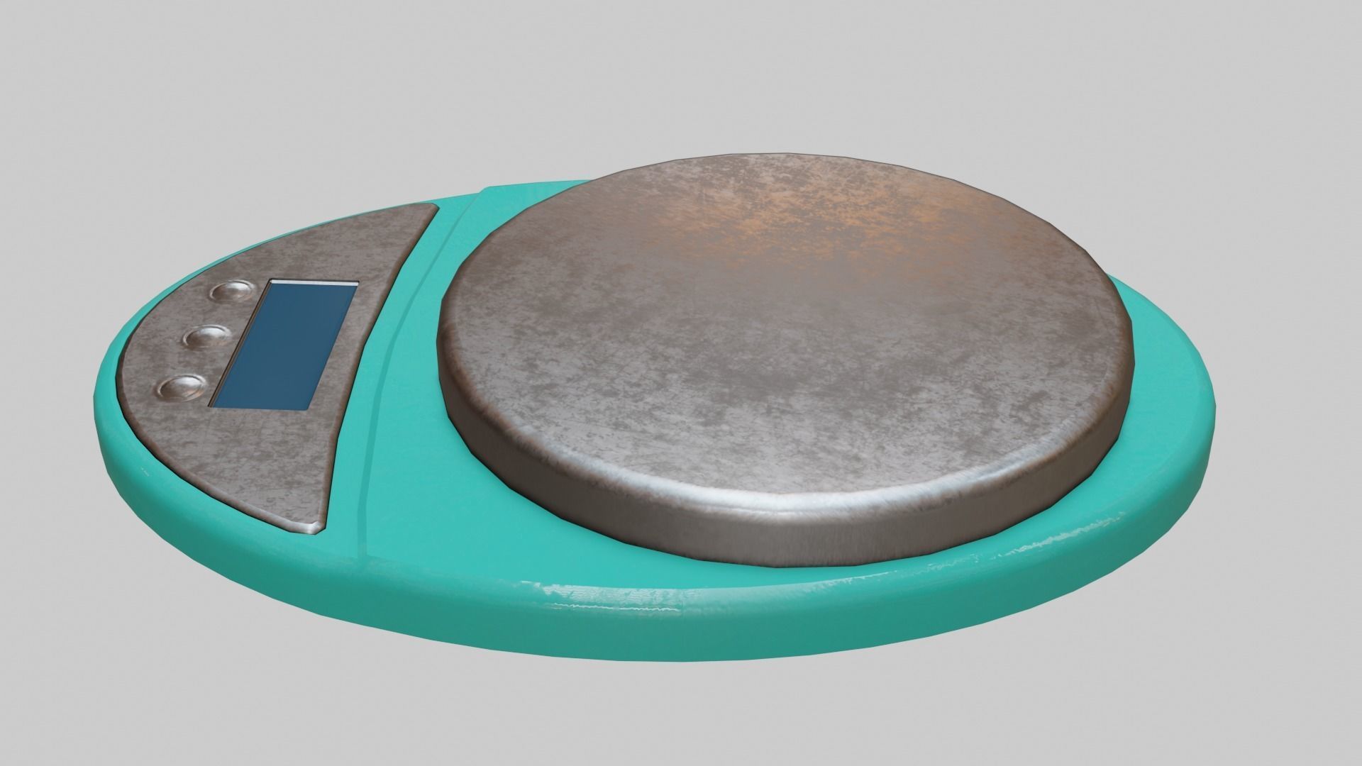 Kitchen scale Free low-poly 3D model_1
